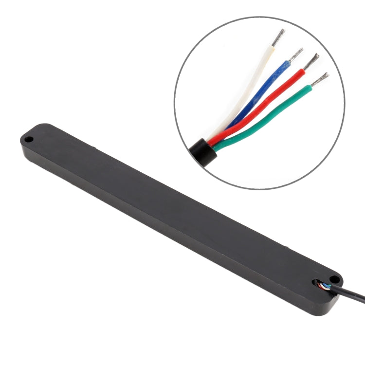155mm DC12-24V / 2.2W Motorcycle LED Dynamic Blinker Side Lights Flowing Water Brake Lamp Turn Signal Light, Cable Length: 1m, 155mm