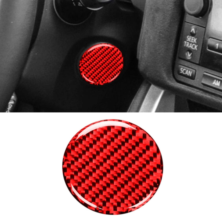 Car Carbon Fiber Fire Panel Decorative Sticker for Subaru BRZ / Toyota 86 2013-2017, Left and Right Drive Universal, Fire Panel
