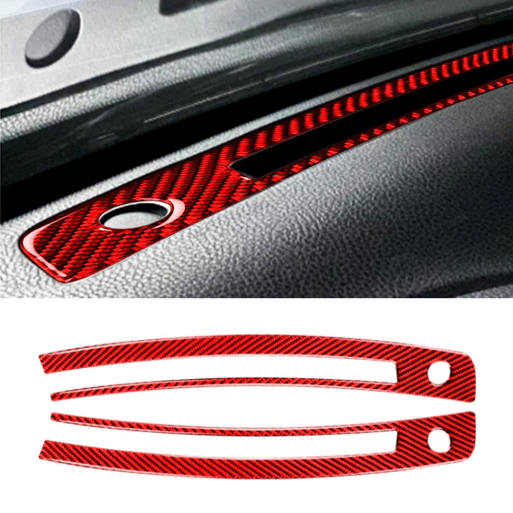 Car Carbon Fiber Central Control Instrument Air Outlet Decorative Sticker for Subaru BRZ / Toyota 86 2013-2020, Left and Right Drive Universal, Central Control Instrument Air Outlet