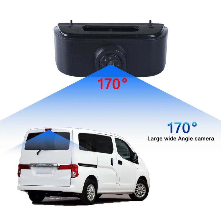 PZ469 Car Waterproof 170 Degree Brake Light View Camera for Nissan N200 2010-2017, PZ469