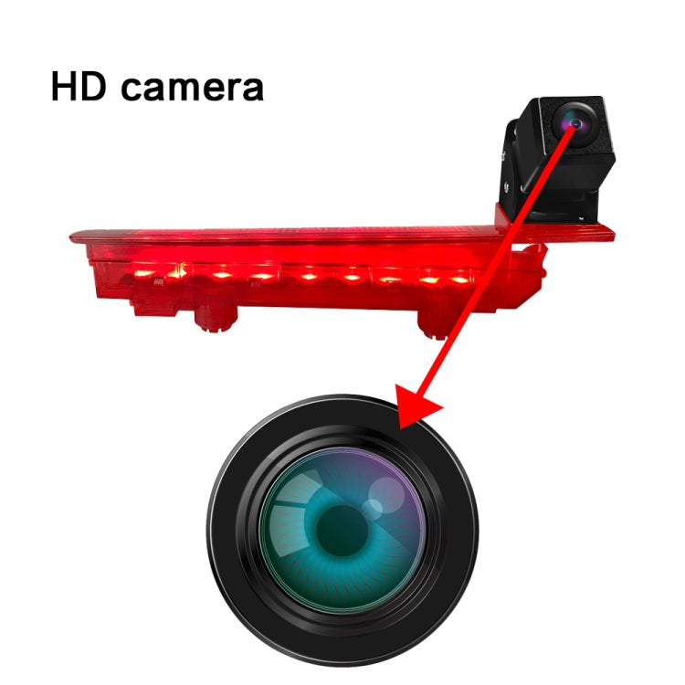 PZ470 Car Waterproof 170 Degree Brake Light View Camera for Volkswagen T5 / T6 2010-2017, PZ470
