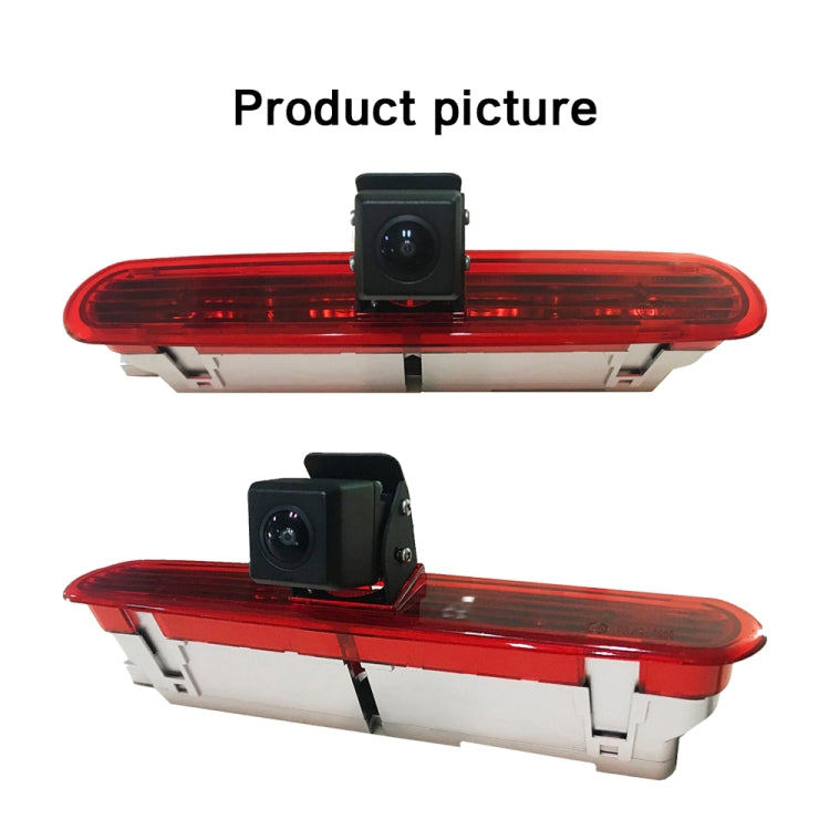 PZ472 Car Waterproof 170 Degree Brake Light View Camera + 7 inch Rearview Monitor for Fiat / Opel, PZ472 + 7 inch Rearview Monitor