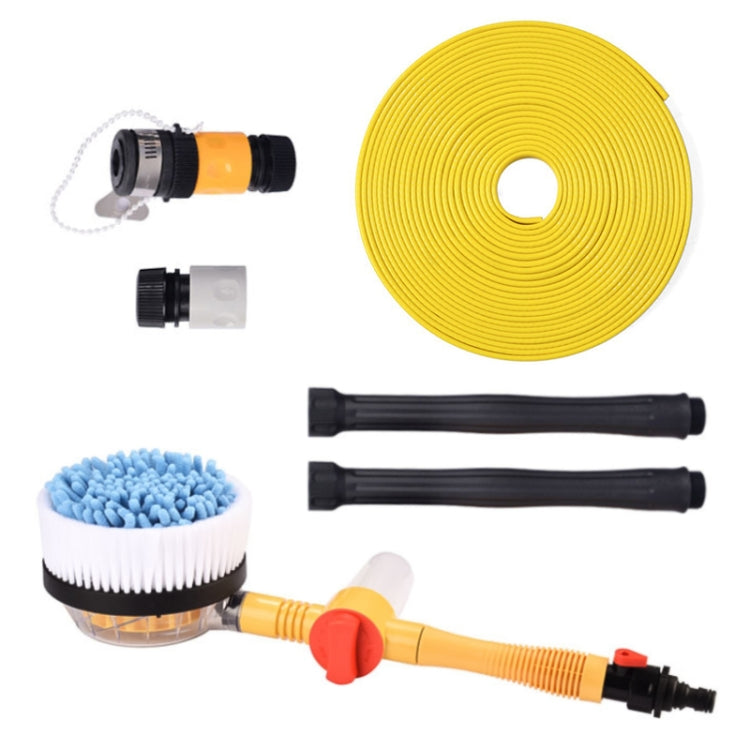 Car Cleaning Tools Chenille Automatic Rotating Car Wash Brush, Style: Water Brush + 10m Water Pipe, Style: Water Brush + 10m Water Pipe