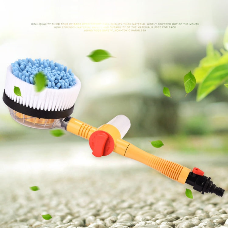 Car Cleaning Tools Chenille Automatic Rotating Car Wash Brush, Style: Water Brush + 10m Water Pipe, Style: Water Brush + 10m Water Pipe