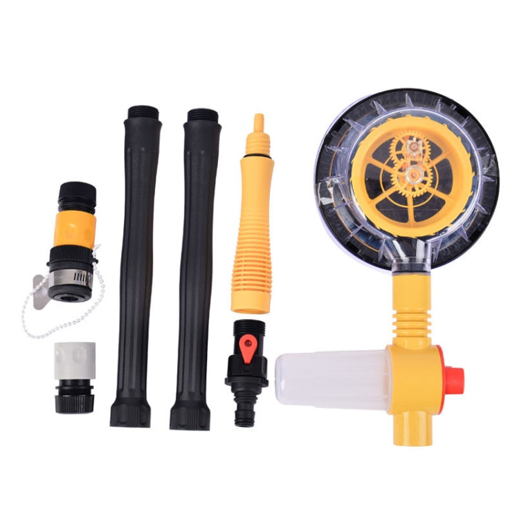 Car Cleaning Tools Chenille Automatic Rotating Car Wash Brush, Style: Water Brush + 10m Water Pipe, Style: Water Brush + 10m Water Pipe