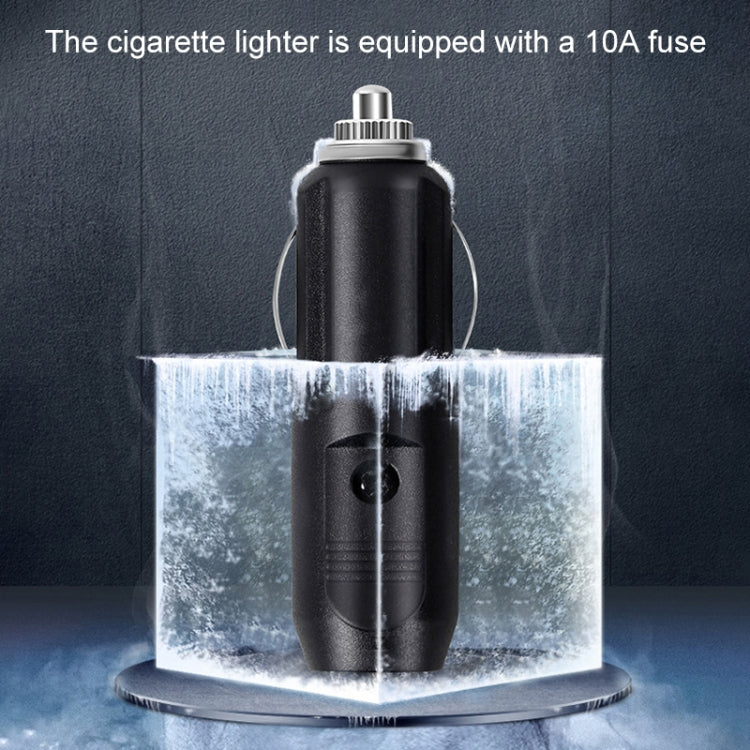 Car 12V Portable Inflatable Cylinder Pedal Digital Display Air Pump with Light & Tool Box, Digital Display with Tool Box