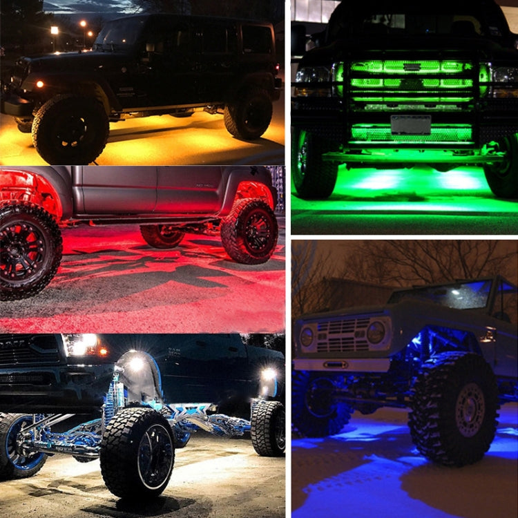18W DC 12-24V 1.2A LED Double Row Car Bottom Light / Chassis Light / Yacht Deck Atmosphere Light