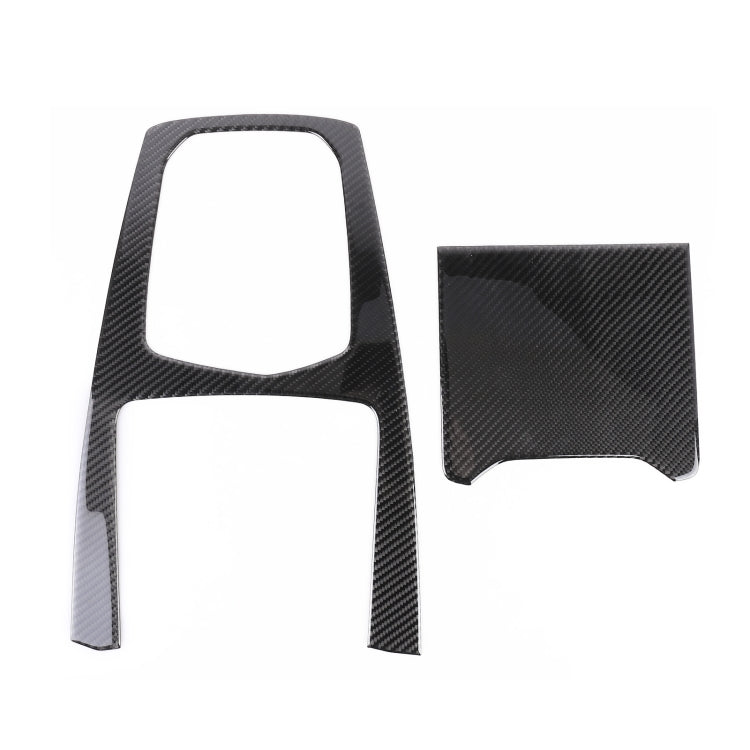 2 PCS Car Carbon Fiber Gear Panel Decorative Sticker for BMW X5 2020, Gear Panel