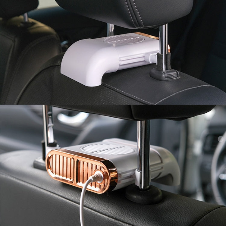 5W Car Fan Cooling Artifact For Car radiating Seat Cushion, 1 PC(Black), 1 PC (White)