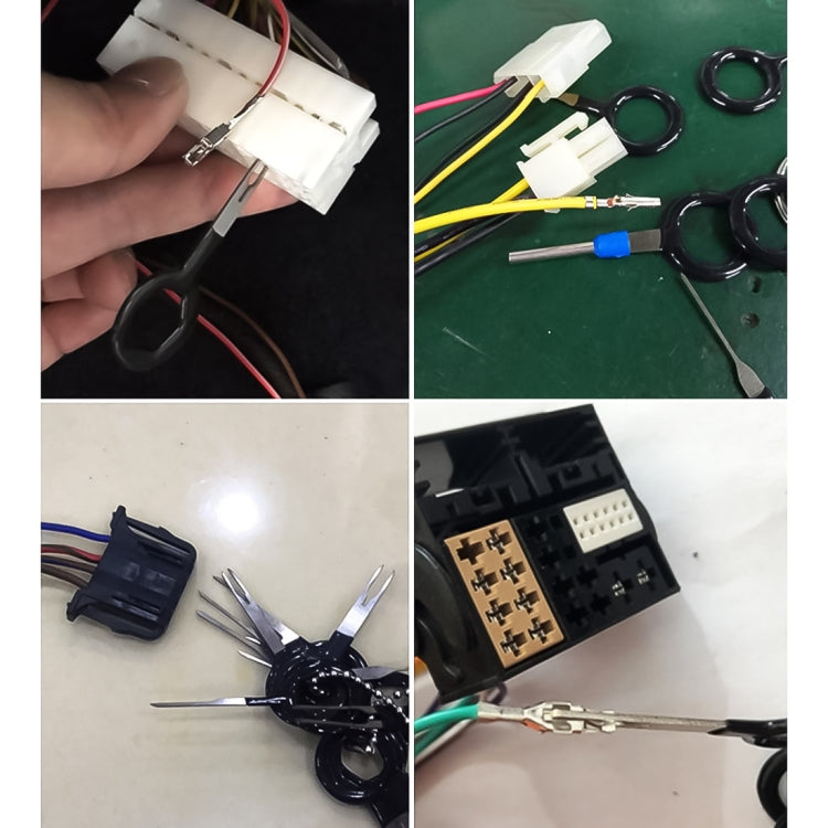 6 in 1 Car Plug Circuit Board Wire Harness Terminal Extraction Pick Connector Crimp Pin Back Needle Remove Tool, 6 in 1