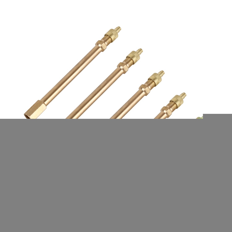 5 PCS Car Tires Valve Inflatable Extension Tube, Length: 100mm, 100mm, Pure Copper