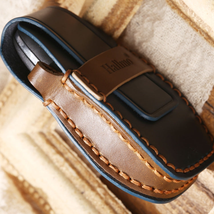 Hallmo Car Cowhide Leather Key Protective Cover Key Case for Changan CS75 Plus, For Changan CS75 Plus
