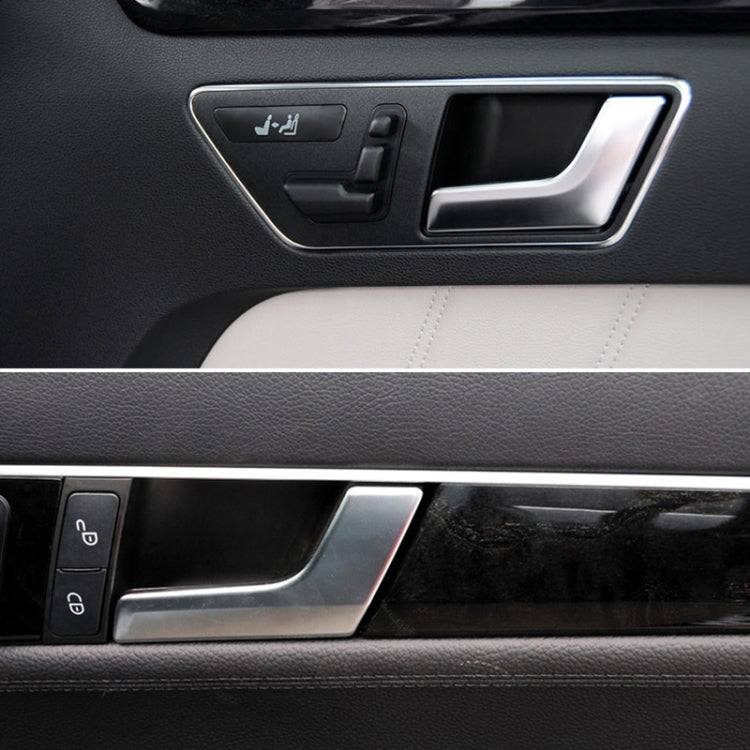 Car Right Side Electroplating Matte Inner Door Handle for Mercedes-Benz C Class W204 / X204 2008-2015, Left and Right Drive Universal, Right Side Matte