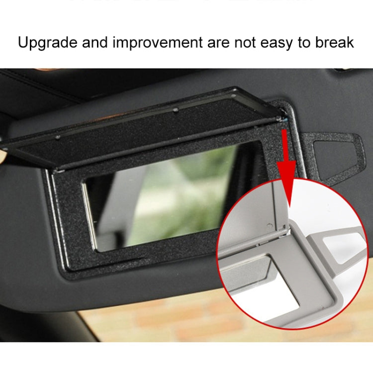Car Front Row Right Sun Visor Makeup Mirror for Mercedes-Benz S Class W220 1998-2005, Left and Right Drive Universal, Right (Beige), Right (Black), Right (Grey)