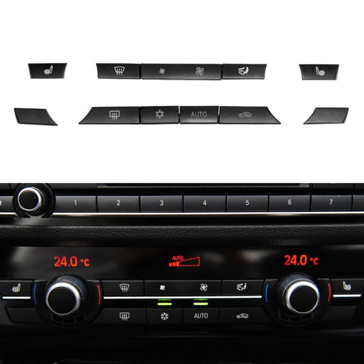 Car Air Conditioner Panel Switch Button 11-button 61319313923 for BMW  F10 / F07 / F02, 11-button