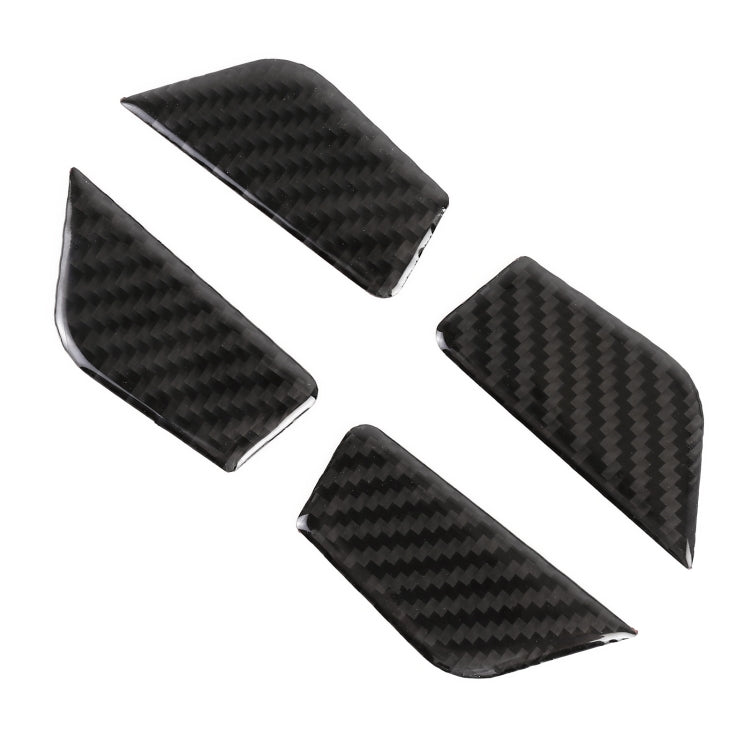 4 in 1 Car Carbon Fiber Inner Door Bowl Decorative Sticker for Buick Regal 2017-2021, Inner Door Bowl