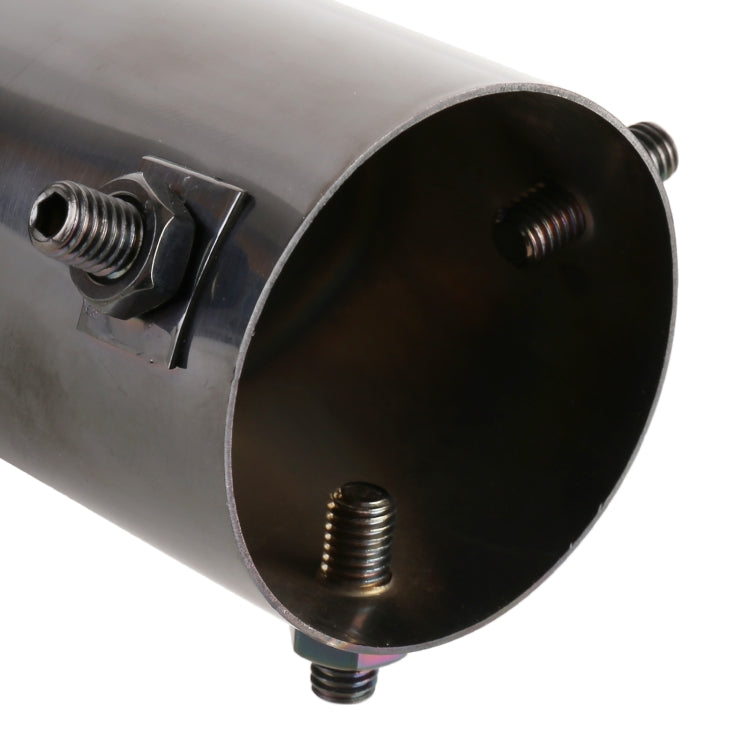 Universal Car Styling Stainless Steel Straight Exhaust Tail Muffler Tip Pipe, Inside Diameter: 7.2cm, Straight Inside Diameter: 7.2cm (Grey), Straight Inside Diameter: 7.2cm (Blue), Straight Inside Diameter: 7.2cm(Silver)