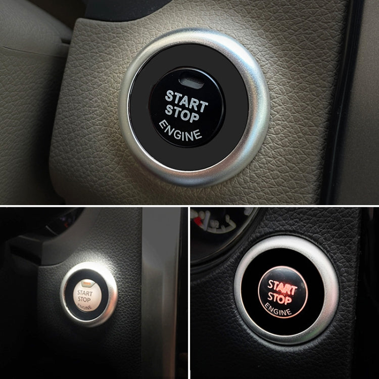 Car Engine Start Key Push Button Ring Trim Sticker Decoration for Infiniti Q50L/QX50/Q70/QX60/Q60, For Infiniti Q50L (Blue), For Infiniti Q50L (Red), For Infiniti Q50L (Silver), For Infiniti Q50L (Black)