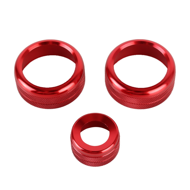 3 PCS Car Metal Air Conditioner Knob Case for BMW X1 / X2 / GT, For BMW X1 / X2 / GT (Silver), For BMW X1 / X2 / GT (Blue), For BMW X1 / X2 / GT (Red)