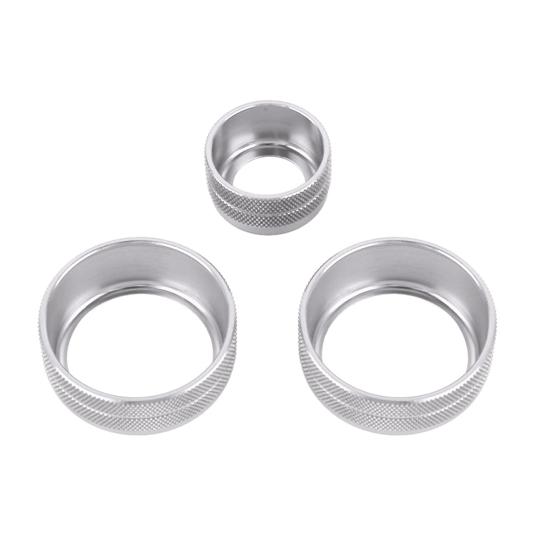 3 PCS Car Metal Air Conditioner Knob Case for BMW X1 / X2 / GT, For BMW X1 / X2 / GT (Silver), For BMW X1 / X2 / GT (Blue), For BMW X1 / X2 / GT (Red)
