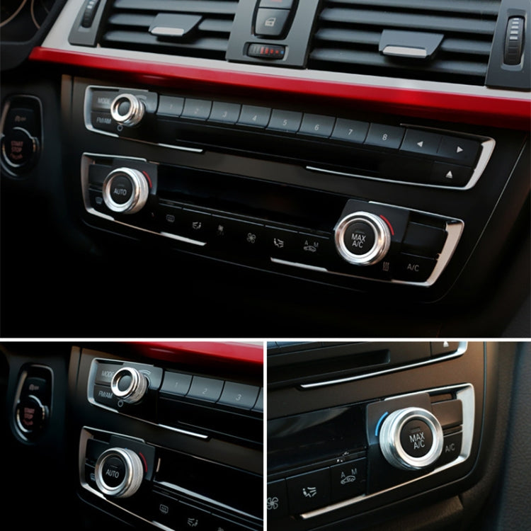 3 PCS Car Metal Air Conditioner Knob Case for BMW X1 / X2 / GT, For BMW X1 / X2 / GT (Silver), For BMW X1 / X2 / GT (Blue), For BMW X1 / X2 / GT (Red)