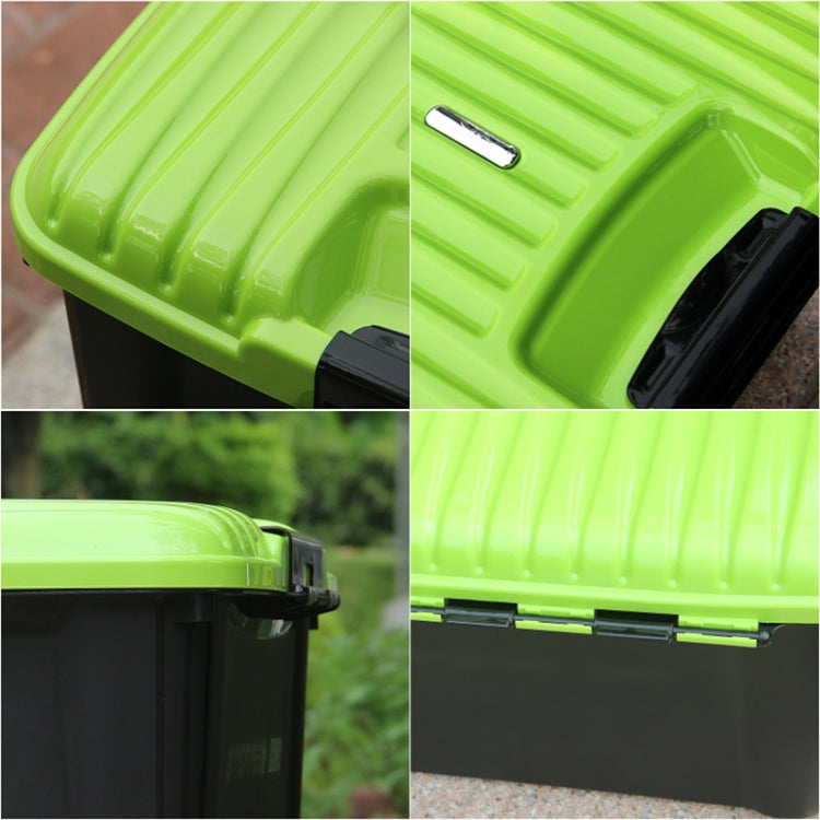 3R-2001 Car / Household Storage Box Sealed Box, Capacity: 40L, 40L (Black), 40L (Pink), 40L (Green), 40L (Blue), 40L (Yellow)