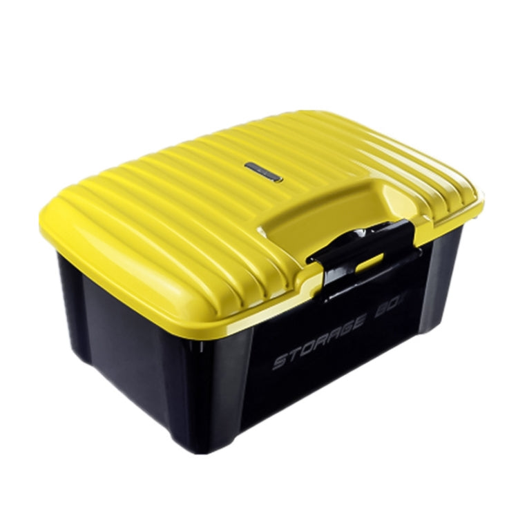 3R-2001 Car / Household Storage Box Sealed Box, Capacity: 50L, 50L (Black), 50L (Pink), 50L (Green), 50L (Blue), 50L (Yellow)