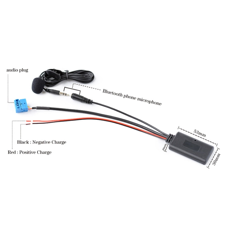Car 2RCA Lotus Male Head AUX Music + MIC Bluetooth Phone Cable, Cable Length: 1.5m, Car 2RCA Lotus Male Head AUX Cable