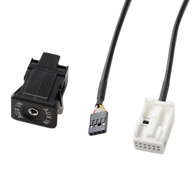 Car AUX Interface + Cable Wiring Harness for Mercedes-Benz Comand APS NTG CD20 30 50, For Mercedes-Benz Comand APS NTG CD20 30 50