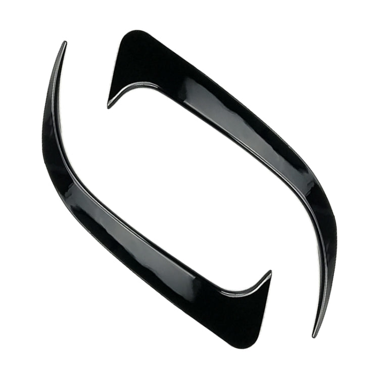 Car Rear Bumper Wind Knife Blade Decoration Sticker for Mercedes-Benz CLA200/220/250/260, Rear Wind Knife For Mercedes-Benz CLA200(Black), Rear Wind Knife For Mercedes-Benz CLA200(Carbon Fiber Black)
