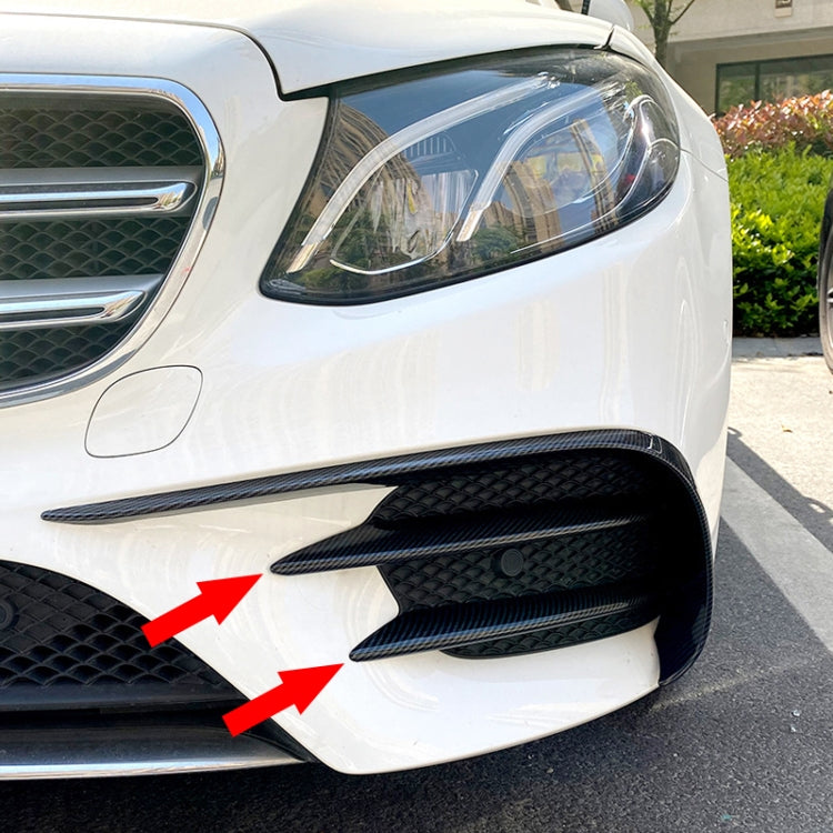 Car Front Bumper AMG Air Inlet Grille Decoration Sticker Strip for Mercedes-Benz E Class W213 2016-2020/E200/E260/E300, Air Inlet Grille For Mercedes-Benz E Class(Carbon Fiber Black), Air Inlet Grille For Mercedes-Benz E Class (Black)                  ...