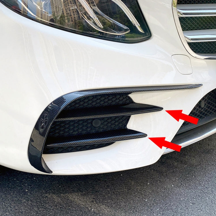 Car Front Bumper AMG Air Inlet Grille Decoration Sticker Strip for Mercedes-Benz E Class W213 2016-2020/E200/E260/E300, Air Inlet Grille For Mercedes-Benz E Class(Carbon Fiber Black), Air Inlet Grille For Mercedes-Benz E Class (Black)                  ...