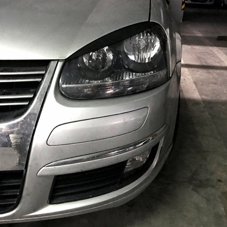 Car Headlight Eyebrow Decoration Sticker for Volkswagen Golf 5, Headlight Eyebrow For Volkswagen Golf 5 (Black), Headlight Eyebrow For Volkswagen Golf 5 (Carbon Fiber Black)