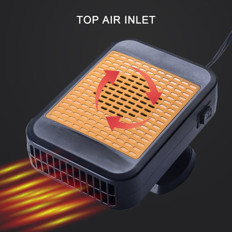 24V Car Hollow Heater Multifunctional Front Windshield Defroster and Demister, 24V (Orange), 12V (Red)