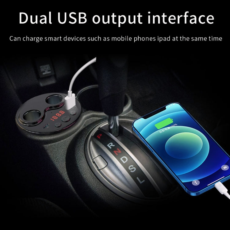 G63 Car Multi-function Bluetooth Charger Cup Support USB Charging / Navigation Broadcast, without Remote Control, without Remote Control