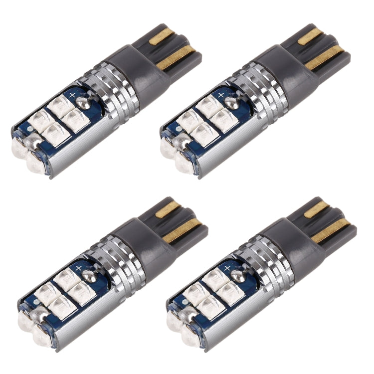 4 PCS T10 DC12V / 2W Car Clearance Light 10LEDs SMD-3030 Lamp Beads