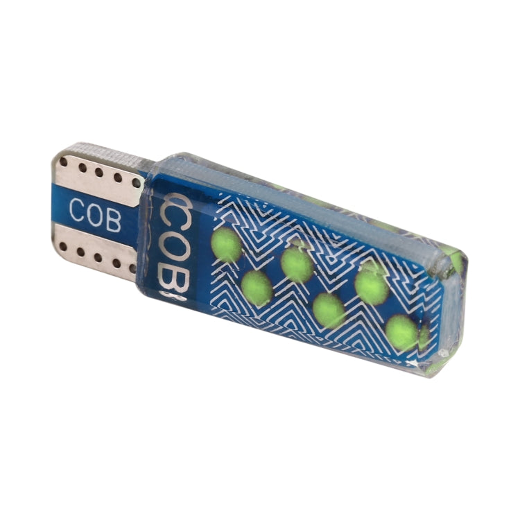 10 PCS T10 DC12V / 1.2W Car Clearance Light 12LEDs COB Lamp Beads, 12LEDs COB (Ice Blue Light), 12LEDs COB (Blue Light), 12LEDs COB (Pink Light), 12LEDs COB (Green Light), 12LEDs COB (Red Light), 12LEDs COB (White Light), 12LEDs COB (Yellow Light)