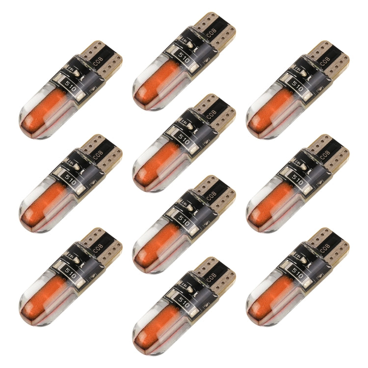 10 PCS T10 DC12V / 1W Car Clearance Light COB Lamp Beads, COB (Red Light), COB (White Light), COB (Yellow Light), COB (Ice Blue Light), COB (Blue Light), COB (Pink Light), COB (Green Light)