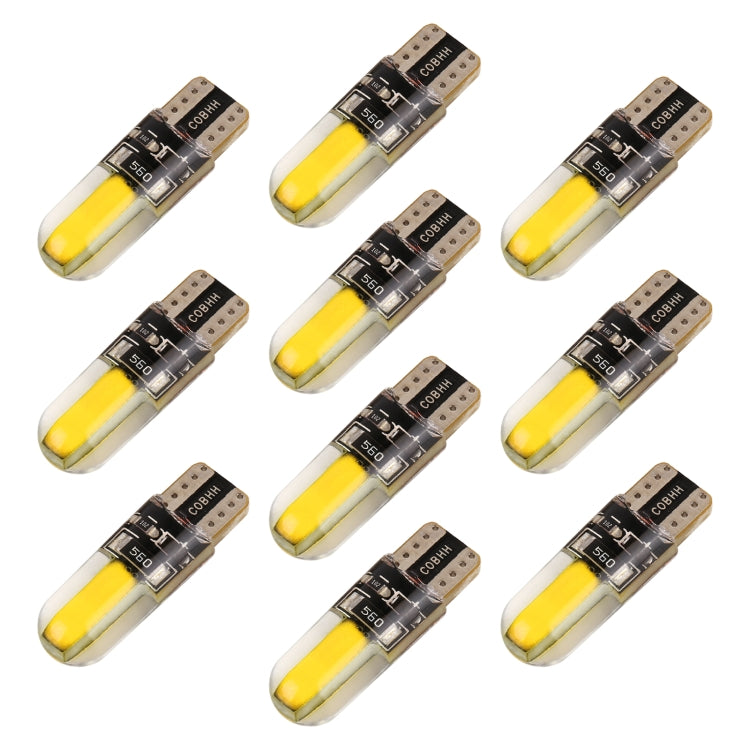 10 PCS T10 DC12V / 1W Car Clearance Light COB Lamp Beads, COB (Pink Light), COB (Green Light), COB (Red Light), COB (White Light), COB (Yellow Light), COB (Ice Blue Light), COB (Blue Light)