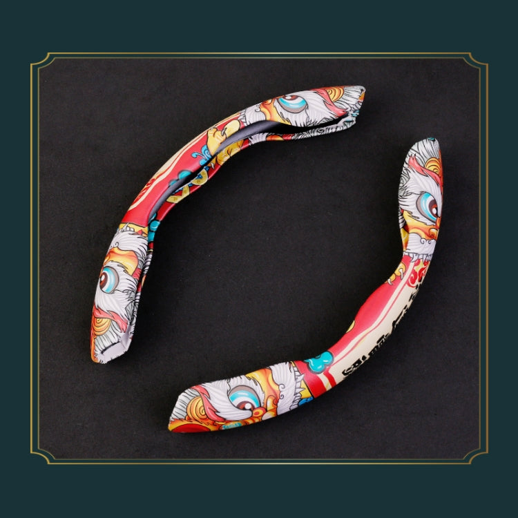Car Universal China-Chic Relief Steering Wheel Cover (A Born Beauty), CRP4786A, CRP4786B, CRP4786C