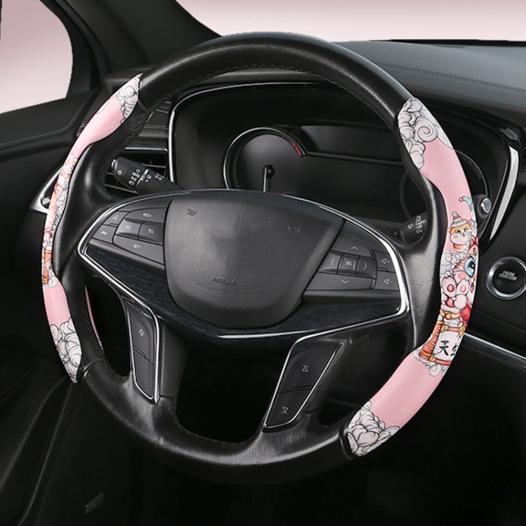 Car Universal China-Chic Relief Steering Wheel Cover (A Born Beauty), CRP4786A, CRP4786B, CRP4786C