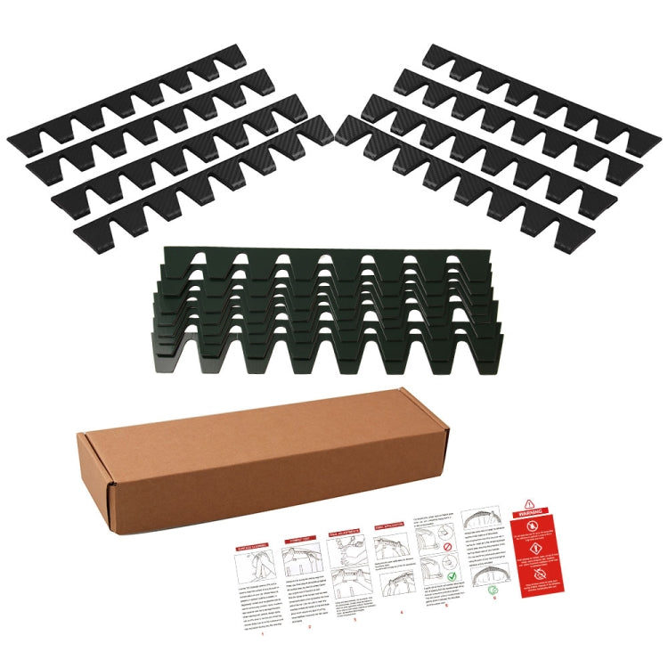 Car Modified Bumper Guard Kit Carbon Fiber Texture, Carbon Fiber Texture