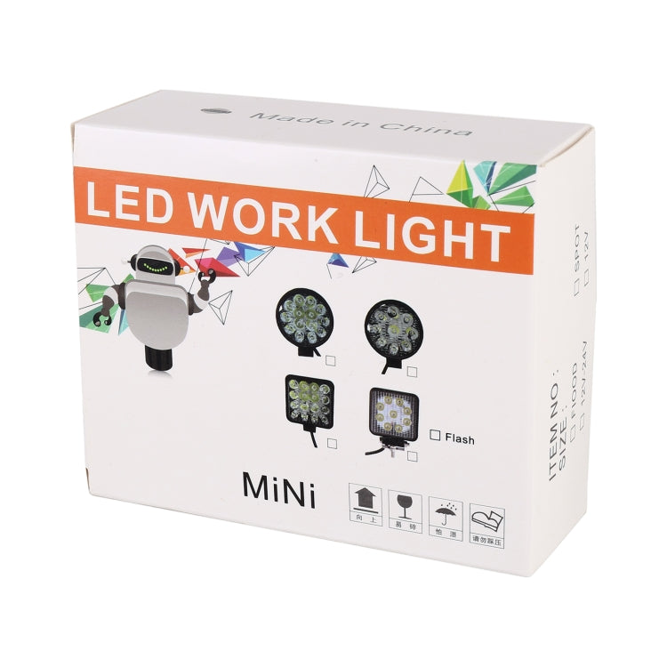 Car Square Work Light with 32LEDs SMD-2835 Lamp Beads, Square 32 2835 Lamp Beads