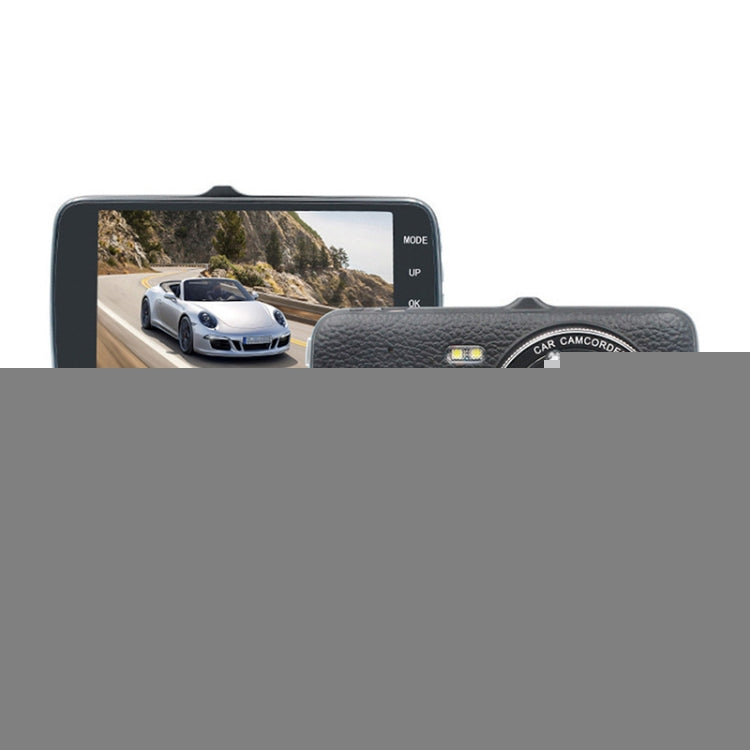 D910 4 inch 1080P HD Night Vision Single Record Driving Recorder, D910 Single Record