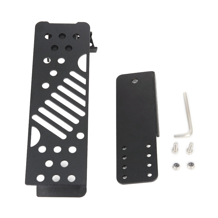 Car Modification Straight Metal Left Foot Rest Pedal for Jeep Wrangler JL 2018-2019, For Jeep Wrangler JL 2018-2019 Straight Style