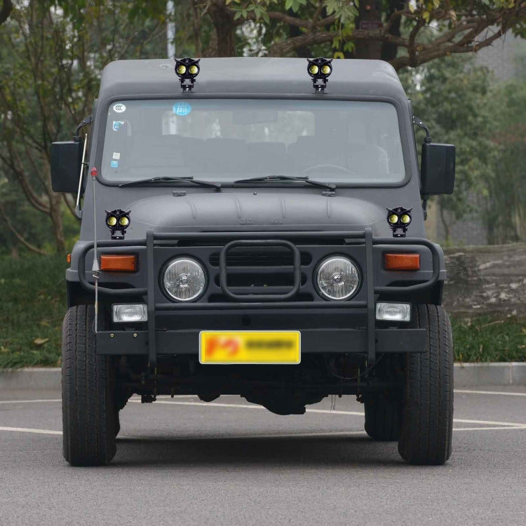 CS-1584A1 External Waterproof Double Lamp Bead LED Headlight Owl Bracket Type, CS-1584A1