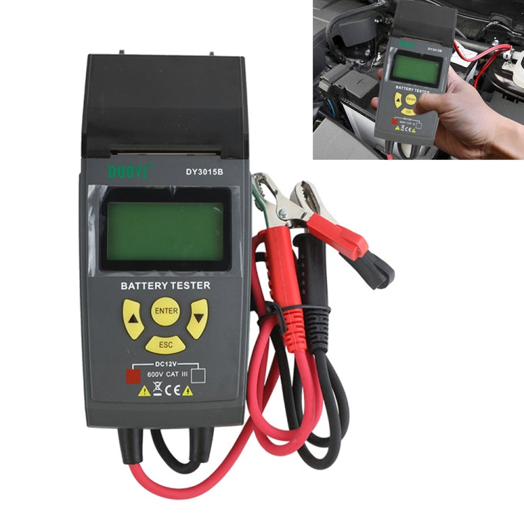 DUOYI DY3015B Car Multi-language 12V Battery Tester, DY3015B