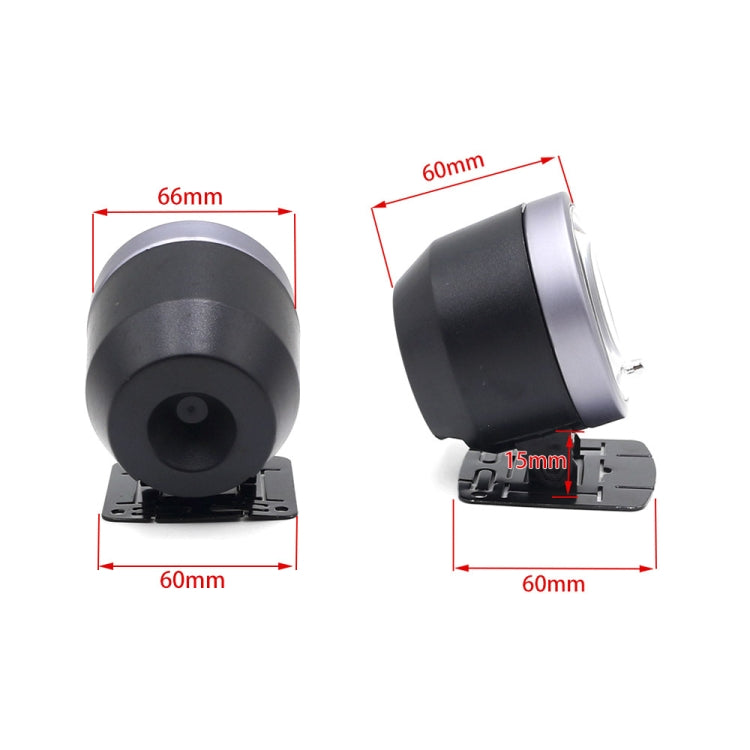 60mm Car Modified 0-3bar Turbocharged Instrument with Bracket, Turbocharged Instrument