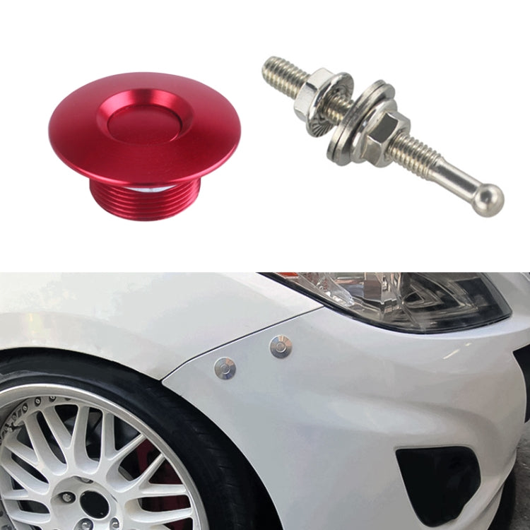 54mm Stainless Steel Quick-pins Push Button Billet Hood Pins Lock Clip Kit, 54mm (Silver), 54mm (Red), 54mm (Blue), 54mm (Black)