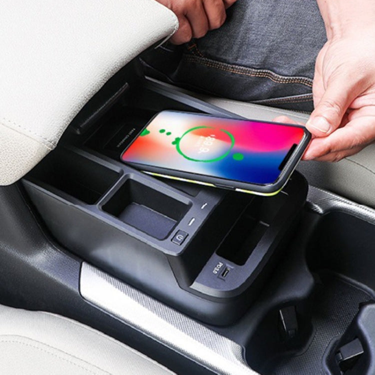 HFC-1003-01 Car Qi Standard Wireless Charger 10W Quick Charging for Honda CR-V 2017-2022, Left and Right Driving
